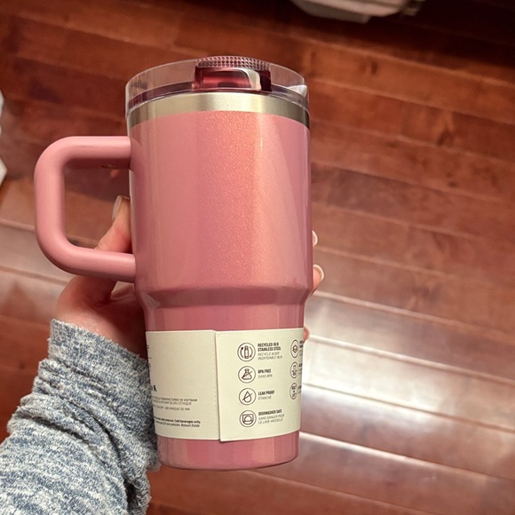 Stanley Sparkled Pink Protour Tumbler with Handle - Picture 4 of 5